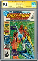 CGC SS 9.6 SIGNED Gary Cohn Fury of Firestorm #24 Copper Age Key 1st Blu... - $158.39