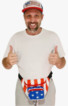 USA All American Costume Set - Fanny Pack with Merica Hat - Everything I... - $12.19