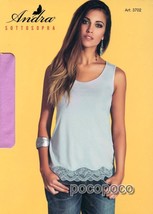 Viscose Wide Shoulder Undershirt Women&#39;s Lingerie Andra 3702 - $14.64+