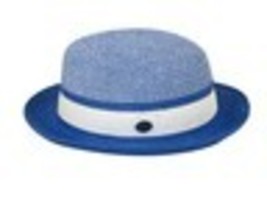 Men's Bently Semi Crushable Fedora Briad Straw Hat Leonardo LE237 Royal Blue image 8
