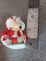 Vintage Kurt S. Alder 1986 Grandma Mouse with Rolling Pin Ornament - £4.18 GBP