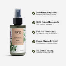 Sprig by Kohler Body & Linen Mist, Focus (Clary Sage and Patchouli), 4 Oz. image 3