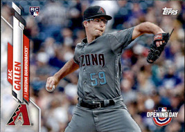 2020 Topps Opening Day #16 Zac Gallen NM-MT RC Rookie Diamondbacks - $1.67