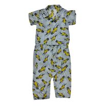 VTG 80s Mr. Peanut Novelty Print Kids Pajama Set Collectible Americana S - $54.40