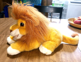 Authentic 1993 Disney The Lion King Roaring Simba Plush Mattel 12 X 8 WORKS - £14.07 GBP