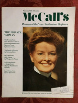 Mc Call&#39;s February 1970 Katharine Hepburn Edwin O&#39;connor - £5.97 GBP