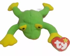 Tags! 1993 Teenie Ty Beanie Baby Smoochy Plush Frog Rare` - £19.02 GBP