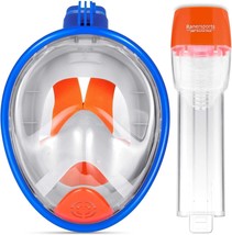 Ranersports  180° Full face Snorkel Mask For GoPro XS Viewing Size Kids ... - £23.19 GBP