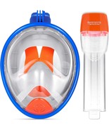 Ranersports  180° Full face Snorkel Mask For GoPro XS Viewing Size Kids ... - £23.17 GBP