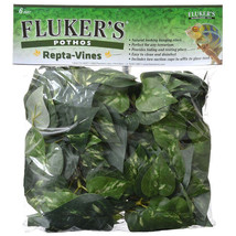 Artificial Pothos Vine for Terrariums with Suction Cups - 6 Feet Long - £13.29 GBP