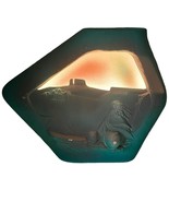 Native American Clay Pottery Lamp Southwestern Scene Night Light Vintage - $673.45 MXN