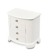 White Finish Wooden 3-Drawer Jewelry Box - $287.32 CAD