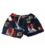 NWT Vintage Nautica - AOP All Over Print Nylon &quot;Sail Boats&quot; Swim trucks XL - $66.49