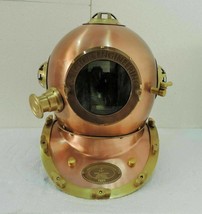 New US Navy Diving Divers Helmet ~ Mark V Marine Divers Anchor Helmet 18&quot; - £169.53 GBP