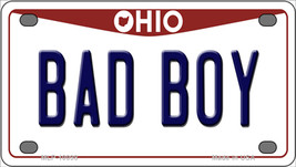 Bad Boy Ohio Novelty Mini Metal License Plate Tag - £11.74 GBP