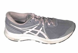ASICS Gel Contend 7 Womens Size 8 Gray Pink Running Shoes 1012A911 - £15.37 GBP