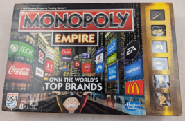 Monopoly Empire Gold Edition 2013 Board Game Top Brands MISSING A COUPLE... - $14.84