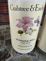 2 Crabtree &amp; Evelyn Summer Hill 16.9 Oz Body Lotion 8.1 Oz Soothing Body... - $42.75