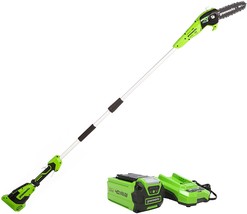 Greenworks 40V 8-Inch Cordless Polesaw, 2.0Ah Battery and Charger Included - £166.31 GBP