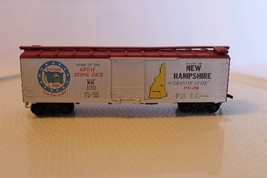 HO Scale Train Miniatures, 40&#39; Box Car, New Hampshire, White #10109 Built - £19.95 GBP