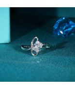 Radiant Cut Lab Created Diamond Solitaire Ring with Wavy Shank - $1,728.00
