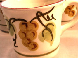 3 Stangl Pottery Golden Grape Coffee Cups NJ USA - £16.02 GBP