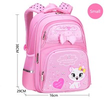 Pu leather school bag fashion girls orthopedic schoolbag with cute cat backpack mochila thumb200