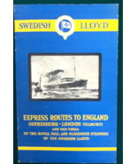 SWEDISH LLOYD Express England Steamer Routes (1926) illustrated 16-page ... - $363.07 MXN