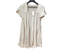 By Together White Pullover Short Sleeve Square Neck Tunic Womens Blouse ... - £46.55 GBP