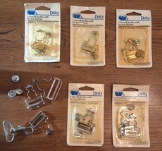 5 Sets Overall Buckles Retro Metal Suspender Replacement - $15.00
