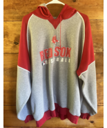 Vtg 90s Boston Red Sox Hoodie Gray Red XXL MLB Baseball Russell Athletic - €38,58 EUR