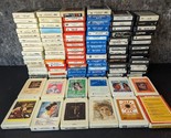 Lot of 60 Vintage 8-Track Cartridge Tapes - Classic Rock, Country - Unte... - $42.99