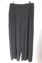 J Jill M Gray Wearever Pull On Wide Leg Pants Pockets - £21.26 GBP