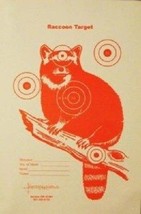 Raccoon targets - Small bore or BB (red) raccoon targets.(100 in each pack) - £10.84 GBP