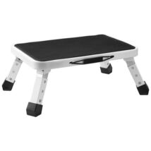 Step Stool 1-Step 330lbs Capacity, Folding Steel Step Ladder 3 Adjustabl... - $43.05