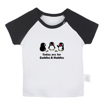 Today are for Cuddles Huddles Funny Tops Newborn Baby T-shirt Infant Penguin Tee - £7.98 GBP+