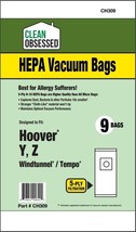 Hoover vacuum bags hoover hepa filtered 9 pack type Y - $276.61 MXN