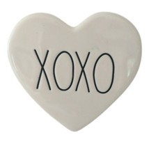 Rae Dunn Pottery XOXO Coaster Paperweight Valentines Heart Ceramic Singl... - £11.60 GBP