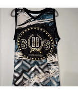 Black and Blue Graphic Jersey with Bold Design - $8.82
