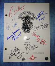 Sons Of Anarchy Cast Autographed Script JSA - £592.62 GBP