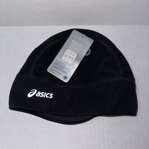 Asics Unisex L/XL Black De-Luxe Fleece Beanie ZC923-90 NWT - $13.99