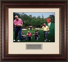 Arnold Palmer unsigned &quot;50 Years&quot; Masters Collage 11x14 Photo Leather Framed - £121.74 GBP