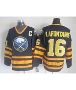 Sabres #16 Pat LaFontaine Jersey Old Style Uniform Blue - €42,55 EUR