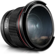 Altura Photo 58MM 0.35x Fisheye Canon Wide Angle Lens (w/Macro Portion) for DSLR - £41.68 GBP