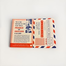 Vintage Panorama Color slide Travel Invitation to France with Charles Bo... - $6.82