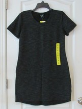 32 Degrees Cool Active Short Sleeve Dress Heather Black SD Women&#39;s Sz S-... - $364.37 MXN
