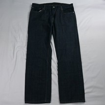 Levis 38 x 32 505 Straight Fit Dark Wash Denim Jeans - $24.49