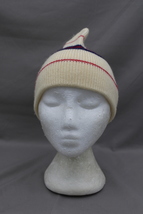 Vintage Beanie / Toque - Wrap Stripes by Gordine All Wool - Adult Stretch Fit - £35.20 GBP
