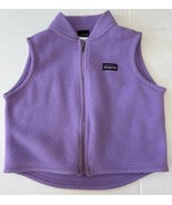 Baby Girl Toddler Patagonia Lavendar Purple Synchilla Fleece Vest Size 2T - $522.19 MXN
