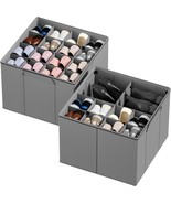 Spaceaid Shoe Organizer For Closet, 2 Pack Foldable Shoe Storage, 32 Pai... - $51.99